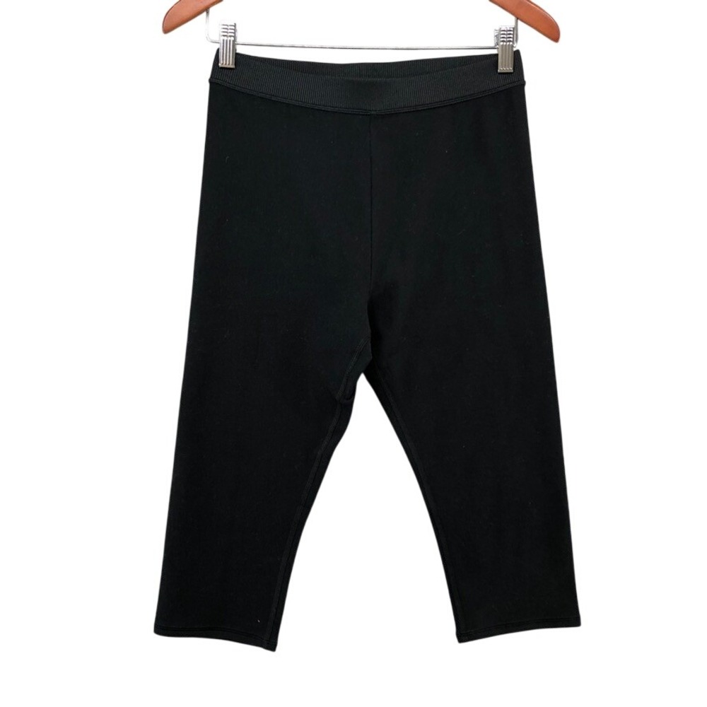 Alo Yoga Capri Leggings Womens Medium Black Activewear Workout Yoga Gym